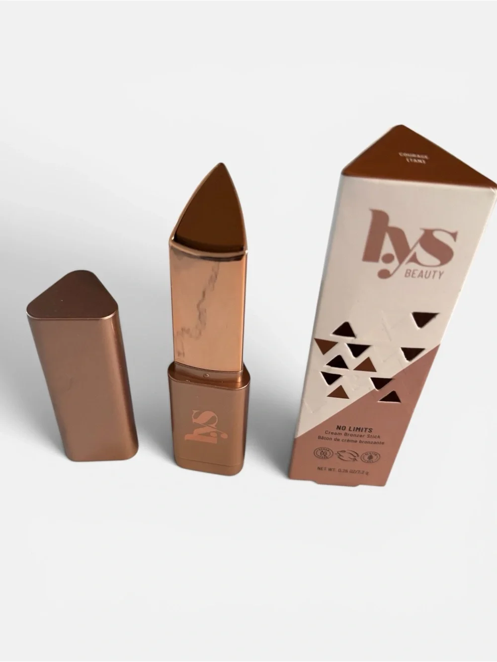 LYS BEAUTY NO LIMITS CREAM BRONZER and CONTOUR STICK;—COURAGE